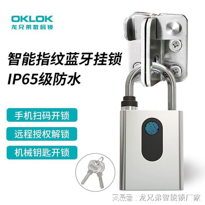 智能指纹蓝牙挂锁智能锁研发定制厂家更高效的门禁管理服务商(图1)